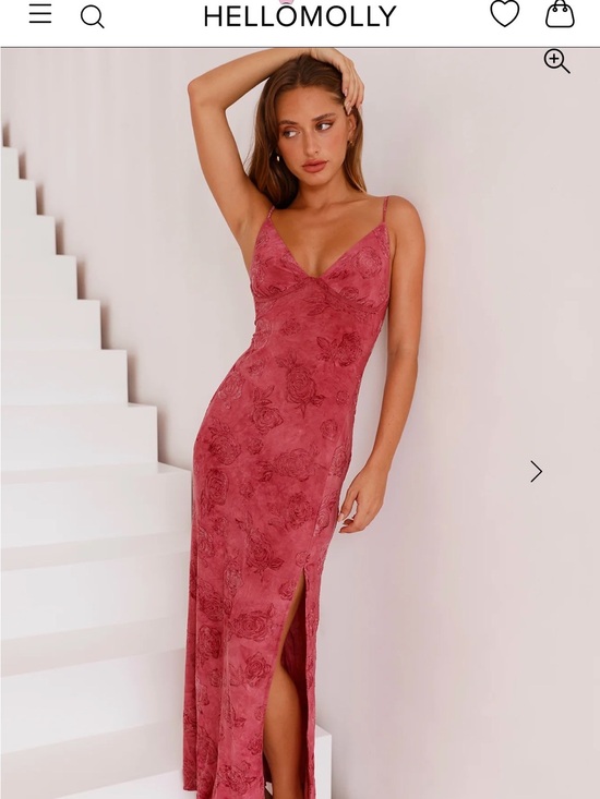 Hello Molly Dresses & Skirts - HELLO MOLLY Dusty Rose Floral Slip Maxi Dress